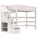 High Sleeper Bed 177 cm with Staircase Bed LIFETIME Kidsrooms