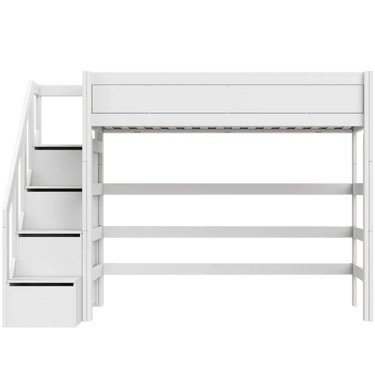 High Sleeper Bed 177 cm with Staircase Bed LIFETIME Kidsrooms