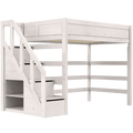 High Sleeper Bed 177 with Staircase 120x200 cm LIFETIME Kidsrooms