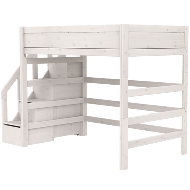 High Sleeper Bed 177 with Staircase 120x200 cm LIFETIME Kidsrooms