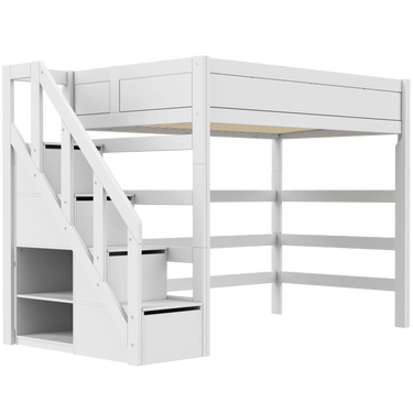 High Sleeper Bed 177 with Staircase 120x200 cm LIFETIME Kidsrooms