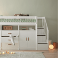 High Sleeper Bed incl. Storage 152 cm Bed LIFETIME Kidsrooms