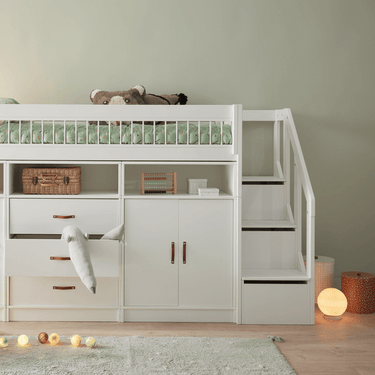 High Sleeper Bed incl. Storage 152 cm Bed LIFETIME Kidsrooms