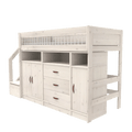 High Sleeper Bed incl. Storage 152 cm Bed LIFETIME Kidsrooms
