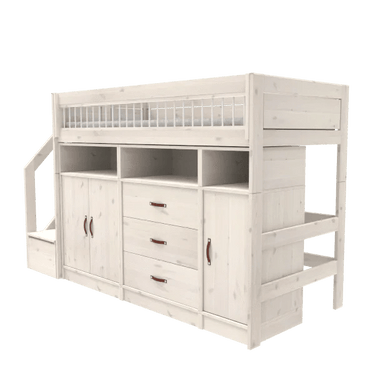 High Sleeper Bed incl. Storage 152 cm Bed LIFETIME Kidsrooms