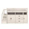 High Sleeper Bed incl. Storage 152 cm Bed LIFETIME Kidsrooms