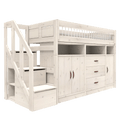 High Sleeper Bed incl. Storage 152 cm Bed LIFETIME Kidsrooms
