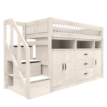 High Sleeper Bed incl. Storage 152 cm Bed LIFETIME Kidsrooms