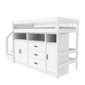 High Sleeper Bed incl. Storage 152 cm - Breeze Bed LIFETIME Kidsrooms