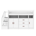 High Sleeper Bed incl. Storage 152 cm - Breeze Bed LIFETIME Kidsrooms