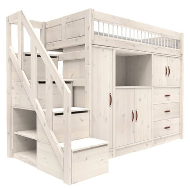 High Sleeper Bed incl. Storage 177 cm Bed LIFETIME Kidsrooms