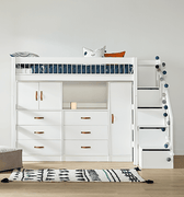 High Sleeper Bed incl. Storage 177 cm Bed LIFETIME Kidsrooms