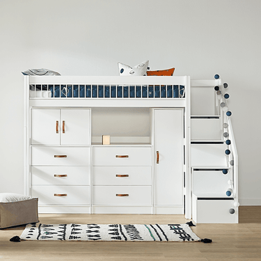 High Sleeper Bed incl. Storage 177 cm Bed LIFETIME Kidsrooms