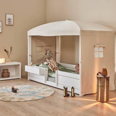 LIFETIME Kidsrooms Bed 4-in-1 Bed with Canopy