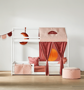 LIFETIME Kidsrooms Bed 4-in-1 Bed with Roof