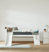 LIFETIME Kidsrooms Bed Cabin Bed - Climb & Slide - Breeze