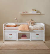 LIFETIME Kidsrooms Bed Cabin Bed incl. Drawers and Storage - Breeze