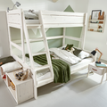 LIFETIME Kidsrooms Bed Family Bunk Bed with Ladder 90/120x200 cm