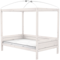 LIFETIME Kidsrooms Bed Four Poster Canopy Bed 120x200 cm
