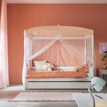 LIFETIME Kidsrooms Bed Four Poster Canopy Bed 120x200 cm