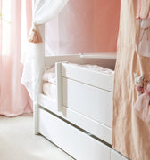 LIFETIME Kidsrooms Bed Front White Long Safety Bed Rail 154 cm