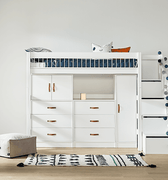 LIFETIME Kidsrooms Bed High Sleeper Bed incl. Storage 177 cm