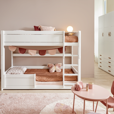 LIFETIME Kidsrooms Bed Low Bunkbed with Ladder