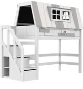LIFETIME Kidsrooms Bed Low Loft house bed - My Hangout