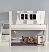 LIFETIME Kidsrooms Bed Mid Sleeper Bed with House - My Hangout