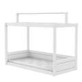 LIFETIME Kidsrooms Bed White / Premium (23) Montessori Bed with Top Construction