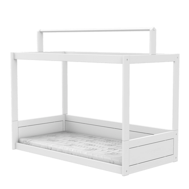 LIFETIME Kidsrooms Bed White / Premium (23) Montessori Bed with Top Construction