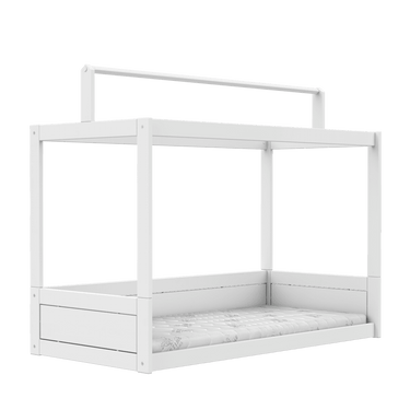 LIFETIME Kidsrooms Bed White / Premium (23) Montessori Bed with Top Construction