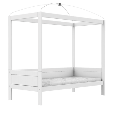 LIFETIME Kidsrooms Bed White / Standard (16) Four Poster Canopy Bed