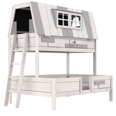 LIFETIME Kidsrooms Bed Whitewash / Deluxe (28) Bunk Bed 90/140x200 cm - My Hangout