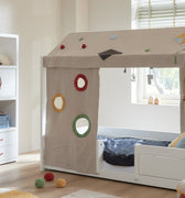 LIFETIME Kidsrooms Canopy Play Curtain for Bed - Olympics Dreams