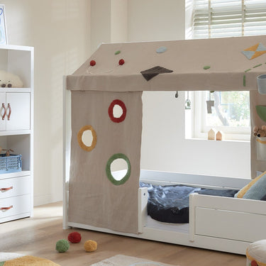 LIFETIME Kidsrooms Canopy Play Curtain for Bed - Olympics Dreams