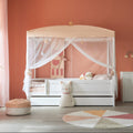 LIFETIME Kidsrooms Cushion Cat Tufted Cushion - Fairy Theatre