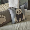 LIFETIME Kidsrooms Cushion Square Cushion Panda - Panda Paradise