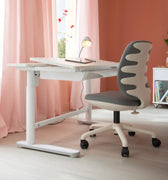 LIFETIME Kidsrooms Desk White Electric Adjustable Desk ERGO - Left