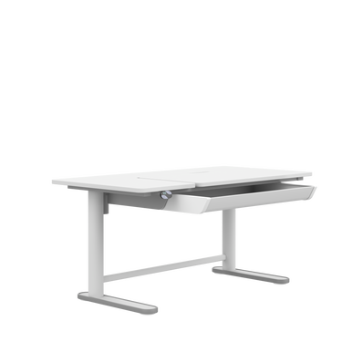 LIFETIME Kidsrooms Desk White Electric Adjustable Desk ERGO - Right