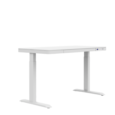 LIFETIME Kidsrooms Desk White Electrical Adjustable Desk with Drawer and USB