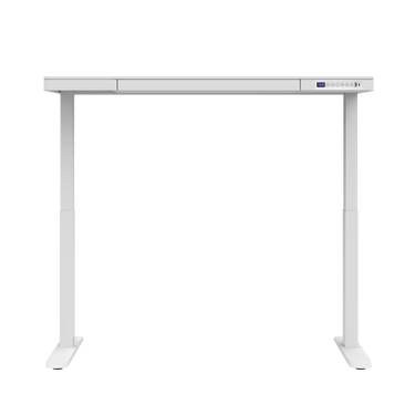 LIFETIME Kidsrooms Desk White Electrical Adjustable Desk with Drawer and USB