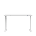 LIFETIME Kidsrooms Desk White Electrical Adjustable Desk with Drawer and USB