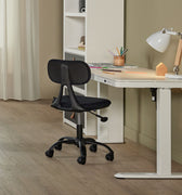 LIFETIME Kidsrooms Desk White Electrical Adjustable Desk with Drawer and USB