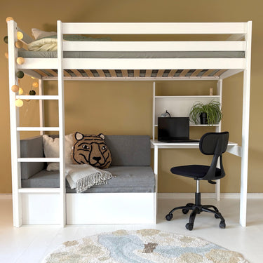 LIFETIME Kidsrooms High Sleeper Bed 177 cm Study & Relax - Elements