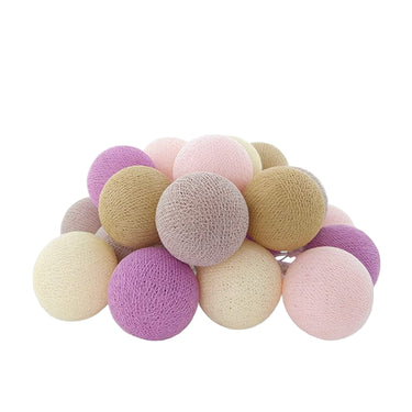 LIFETIME Kidsrooms Lamp Cotton Ball Lights - Pink Lily