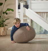 LIFETIME Kidsrooms Pouf Round Pouf - Teddy Choco