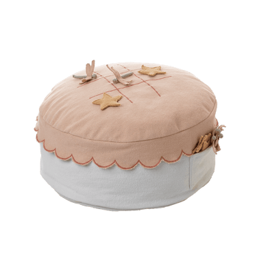 LIFETIME Kidsrooms Pouf Round tic tac toe Pouf - Fairy Theatre