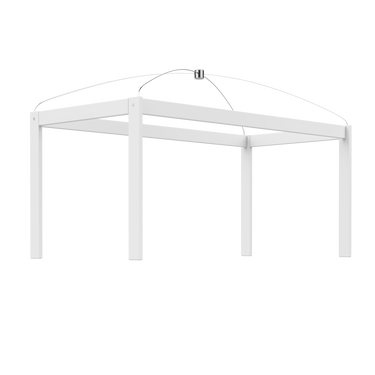 LIFETIME Kidsrooms Rebuild Part White Canopy Frame for Bed - 128 cm