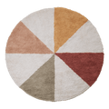 LIFETIME Kidsrooms Rug Round Tufted Rug - Fairy Theatre